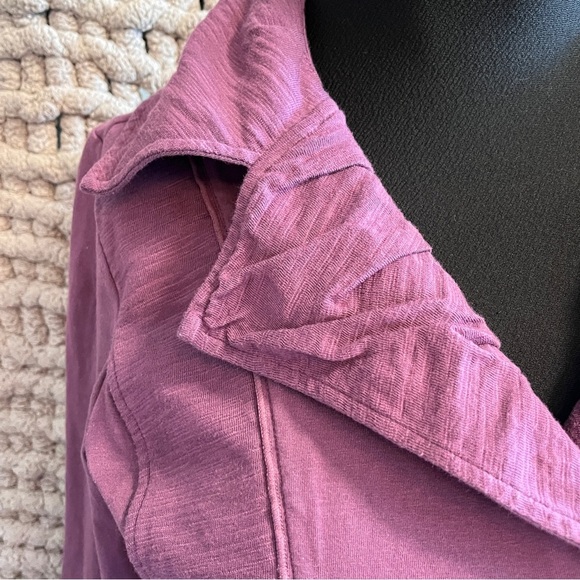 Neon Buddha Plum Purple Button-Up Jacket Size Small - Picture 9 of 15